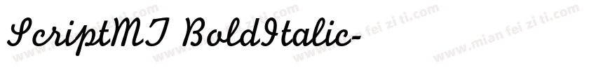 ScriptMT BoldItalic字体转换